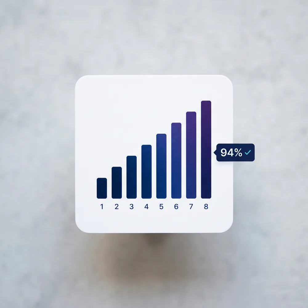 A customer service analytics dashboard showing resolution, response time and abandonment